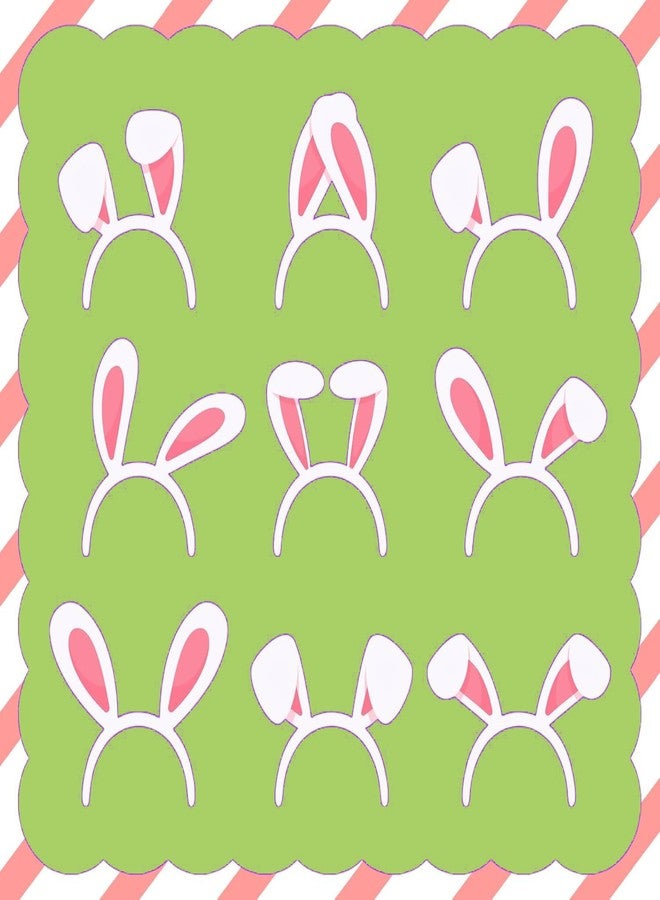 KHC-KHF Easter-Headband Bunny-Headbands Halloween Plush Rabbit Ear Costume Bunny Headband Tail Accessories Party Makeup Birthday Favors s Adult Headwear - Image 4
